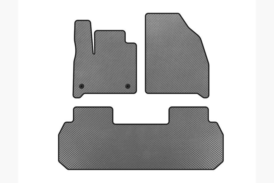Chevrolet Traverse 2017– EVA automatten (2 rijen, grijs) Image