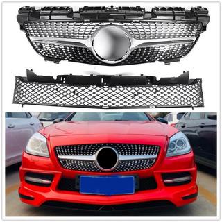 Diamond Black voorgrille Mercedes SLK R172 2011–2016 foto 3