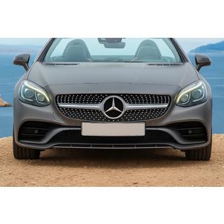 Voorgrille Diamond Silver Mercedes SLC R172 2016–2020 foto 1