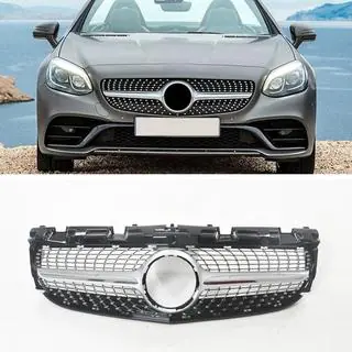 Voorgrille Diamond Silver foto 3