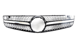 Mercedes SL R230 2001–2011 Voorgrille Diamond Black (2008-2011) foto 2