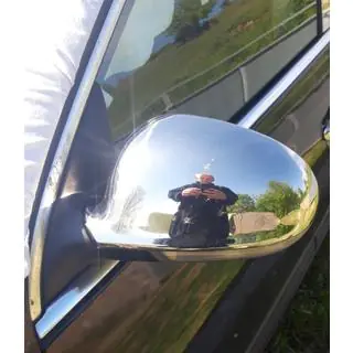 Spiegelkappen (2 stuks, RVS) foto 4