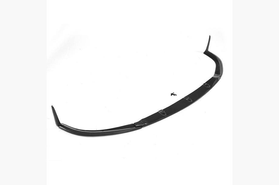 Mercedes C-klasse W205 2014–2021 Voorbumper lip Lip V1 (voor coupé/cabriolet C63 AMG 2015-2019, carbon) Foto 5