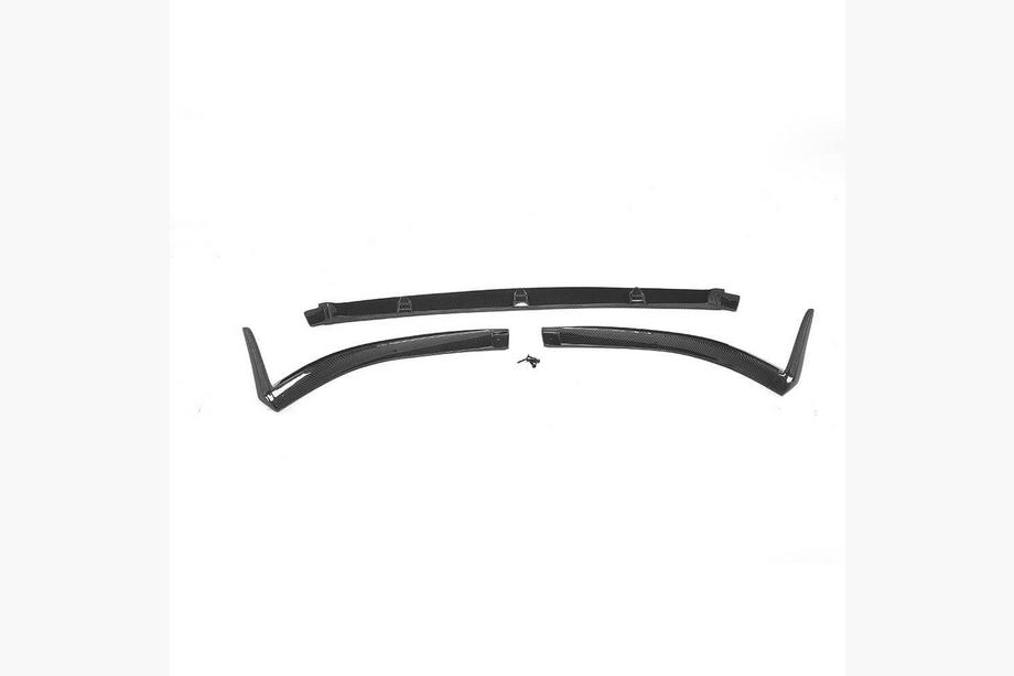 Mercedes C-klasse W205 2014–2021 Voorbumper lip Lip V1 (voor coupé/cabriolet C63 AMG 2015-2019, carbon) Foto 7
