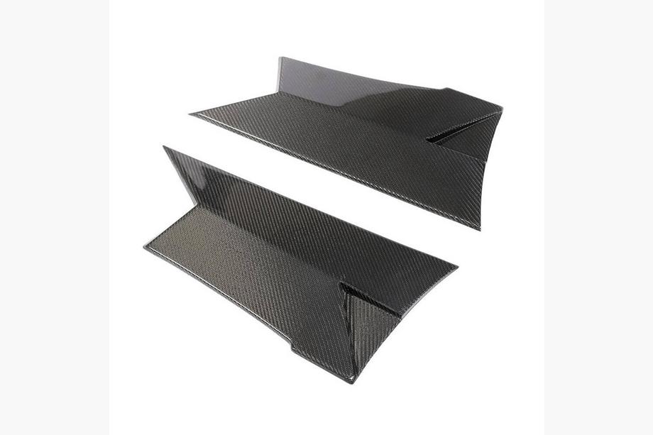 Mercedes C-klasse W205 2014–2021 Carbon achterspatbordverbreders (voor coupé/cabriolet C63 AMG 2015-2019) Foto 4