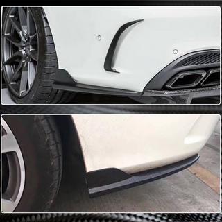 Achterbumper diffuser inserts V2 (voor coupé/cabriolet AMG-Line / C43 AMG 2015-2019, carbon) foto 3