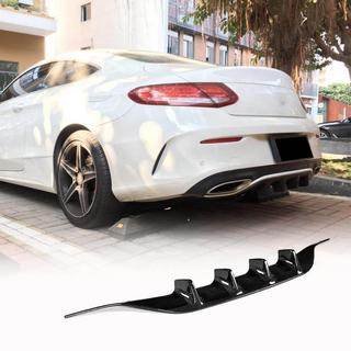 Achterbumperdiffuser (voor coupé/cabriolet AMG-Line / C43 AMG 2015-2019, carbon) foto 1