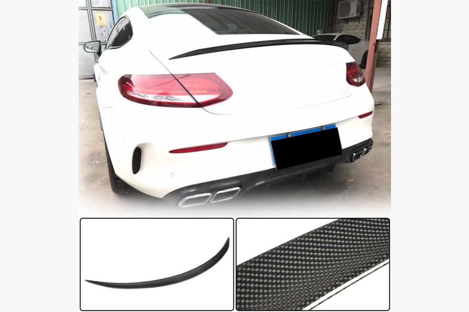 Mercedes C-klasse W205 2014–2021 Spoiler V3 (voor coupé 2015-2019, carbon) Image