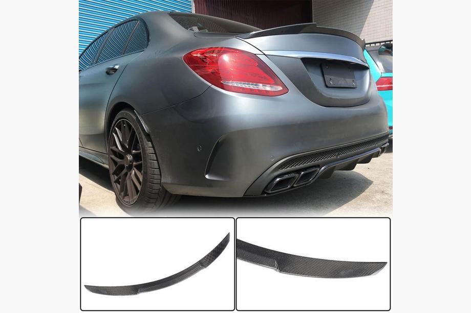 Mercedes C-klasse W205 2014–2021 Spoiler V6 (voor SD 2015-2021, carbon) Image