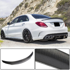 Mercedes C-klasse W205 2014–2021 V7 spoiler (voor SD 2015-2021, carbon) foto 2