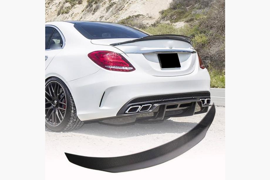 Mercedes C-klasse W205 2014–2021 V7 spoiler (voor SD 2015-2021, carbon) Image