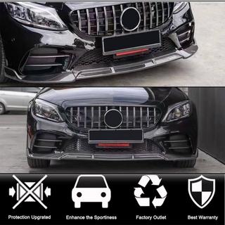 Voorbumper lip spoiler (voor SD AMG-Line 2019-2021, carbon) foto 2