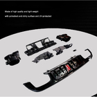 Mercedes C-klasse W205 2014–2021 Achterbumper diffuser met uitlaatsierstukken (voor SD C43 AMG 2015-2021, carbon) foto 3
