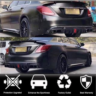 Achterbumper diffuser met uitlaatsierstukken (voor SD C43 AMG 2015-2021, carbon) foto 2