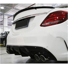 Mercedes C-klasse W205 2014–2021 V9 spoiler (voor SD 2015-2019, carbon) foto 4