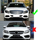 Mercedes C-klasse W205 2014–2021 Carbon mistlampkappen (voor SD Base 2015-2019, Carbon) foto 6