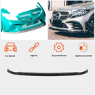 Mercedes C-klasse W205 2014–2021 Voorbumper lip Lip V1 (voor C43 AMG 2019-2021, carbon) foto 2