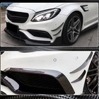 Mercedes C-klasse W205 2014–2021 Carbon voorbumper lip (voor C63 AMG 2015-2019) foto 4