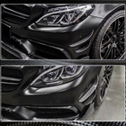 Mercedes C-klasse W205 2014–2021 Carbon voorbumper lip (voor C63 AMG 2015-2019) foto 5