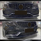 Mercedes C-klasse W205 2014–2021 Mistlamp afdekkappen (voor C63 AMG 2015-2019, carbon) foto 4