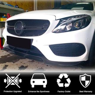 Voorbumper lip Lip V1 (voor C43 AMG 2015-2019, carbon) foto 2