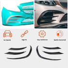 Mercedes C-klasse W205 2014–2021 Frontbumper inzetstukken V1 (voor C43 AMG 2019-2021, carbon) foto 3