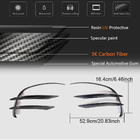Mercedes C-klasse W205 2014–2021 Frontbumper inzetstukken V1 (voor C43 AMG 2019-2021, carbon) foto 7