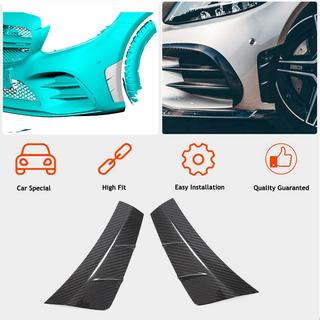 Voorbumper inserts V2 (voor C43 AMG 2019-2021, carbon) foto 2