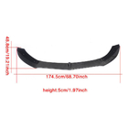 Mercedes C-klasse W205 2014–2021 Voorbumper lip Lip V5 (voor C43 AMG 2015-2019, carbon) foto 7