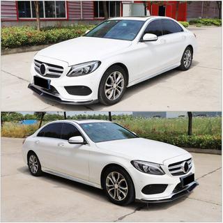 Voorbumper lip Lip V5 (voor C43 AMG 2015-2019, carbon) foto 3