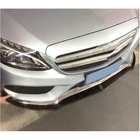 Mercedes C-klasse W205 2014–2021 Voorbumper lip spoiler Lip V7 (voor C43 AMG 2015-2019, kunststof) foto 4
