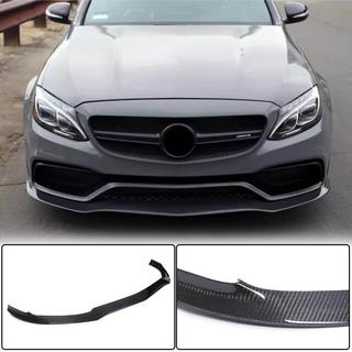 Voorbumper lip Lip V2 (voor SD C63 AMG 2015-2019, carbon) foto 1