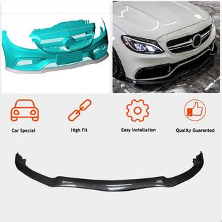 Voorbumper lip Lip V2 (voor SD C63 AMG 2015-2019, carbon) foto 2