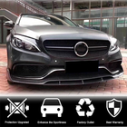 Mercedes C-klasse W205 2014–2021 Voorbumper lipspoiler V4 (voor SD C63 AMG 2015-2019, carbon) foto 4