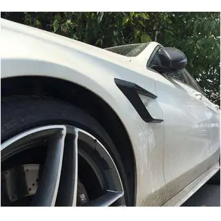 Carbon voorspatbord lijsten (voor SD C63 AMG 2015-2019, Carbon) Mercedes C-klasse W205 2014–2021 foto 3