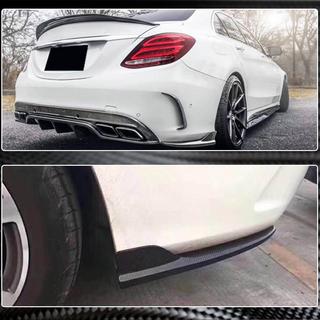 Achterbumper flaps Flap (voor SD C43/C63 AMG 2015-2019, carbon) foto 3