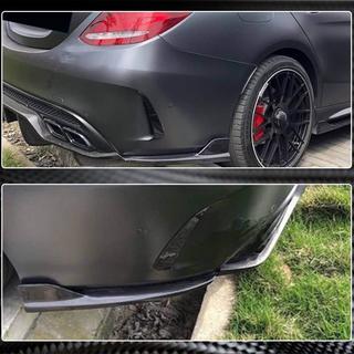 Achterbumper flaps Flap (voor SD C43/C63 AMG 2015-2019, carbon) foto 4