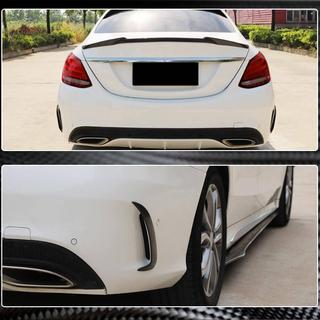 Achterbumper sierlijsten (voor SD C43/C63 AMG 2015-2019, carbon) foto 4