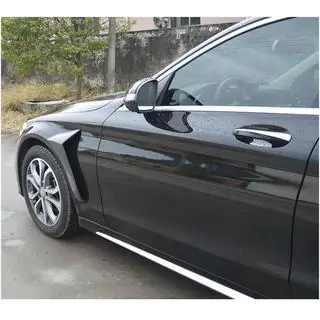 Carbon voorste spatbordkappen (voor SD AMG-Line 2015-2019, Carbon) Mercedes C-klasse W205 2014–2021 foto 2