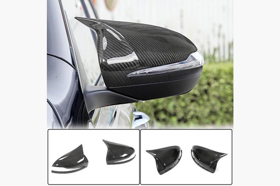 Mercedes C-klasse W205 2014–2021 Buitenspiegelkappen V4 (Carbon) Image