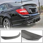 Mercedes C-klasse W204 2007–2015 SD V2 spoiler (carbon) foto 2