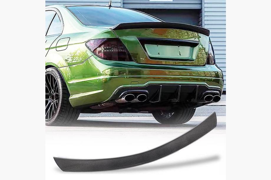 Mercedes C-klasse W204 2007–2015 SD V2 spoiler (carbon) Image