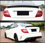 Mercedes C-klasse W204 2007–2015 Achterbumper spoiler met diffuser (voor C63 AMG 2012-2014, carbon) foto 2
