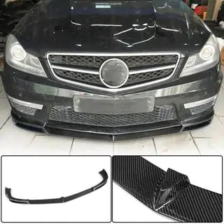 Frontbumper lip Lip V1 (voor AMG 2012-2014, carbon) foto 1