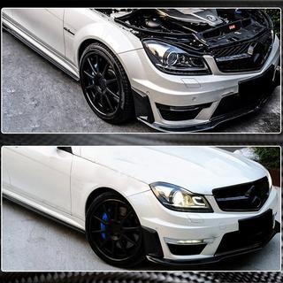 Voorbumper lippen (voor AMG 2012-2014, carbon) foto 3