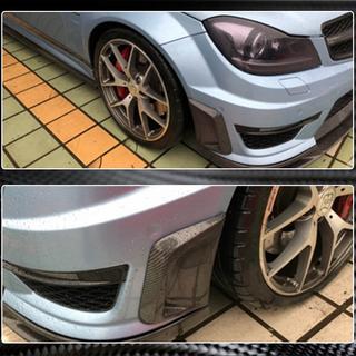 Voorbumper lippen (voor AMG 2012-2014, carbon) foto 4