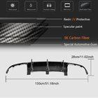 Mercedes C-klasse W204 2007–2015 Achterbumper diffuser V1 (voor AMG SD 2008-2011, carbon) foto 6