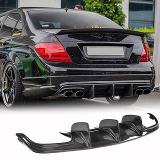 Achterbumper diffuser V1 (voor AMG SD 2008-2011, carbon) foto 1