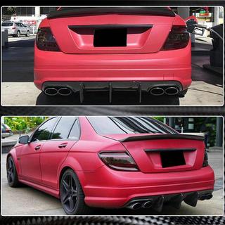 Achterbumper diffuser V1 (voor AMG SD 2008-2011, carbon) foto 4