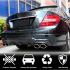 Mercedes C-klasse W204 2007–2015 Achterbumper diffuser V1 (voor AMG SD/Coupe 2012-2014, carbon) foto 2